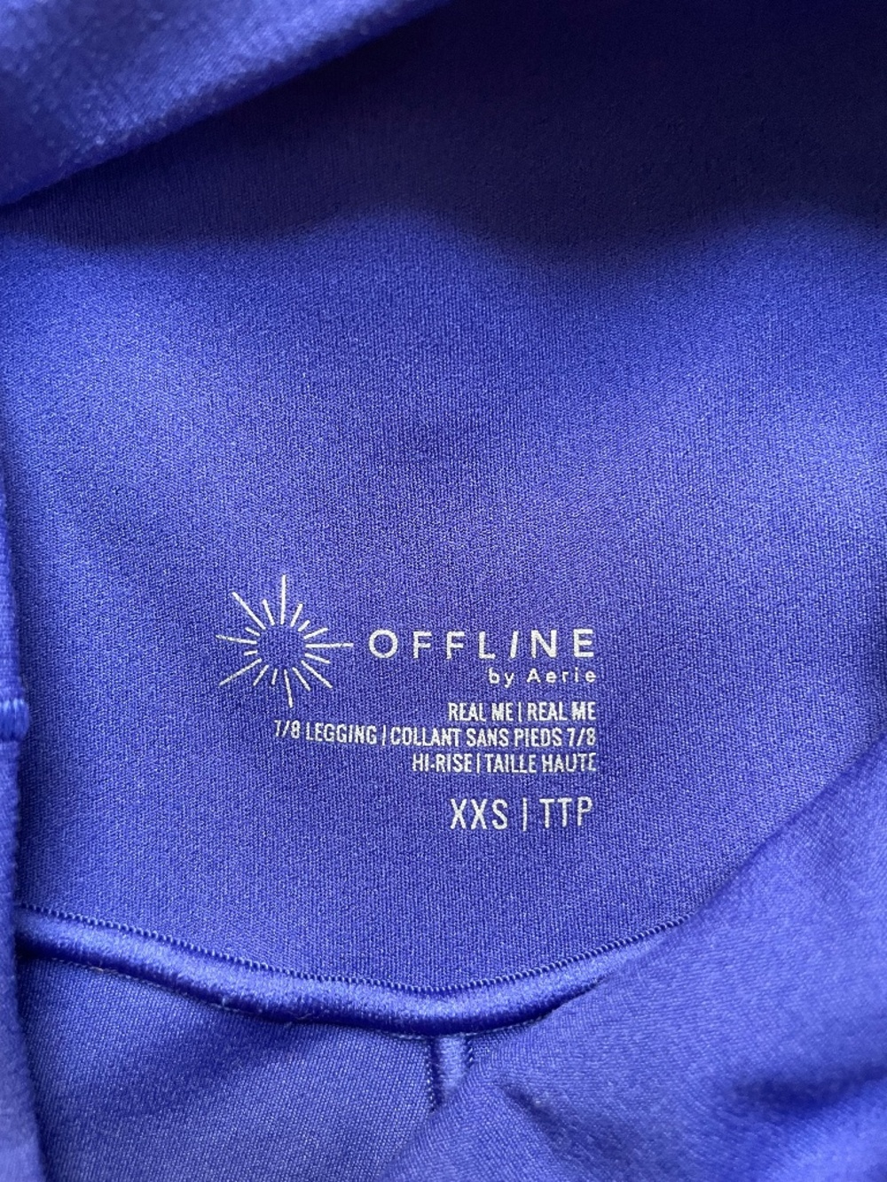 offline by aerie leggings blue XXS